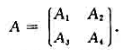 如图所示，设是一个n级对称矩阵,且Ar是r级可逆矩阵。证明:并且求出B。如图所示，设是一个n级对称矩
