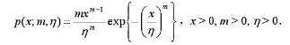 设总体为韦布尔分布，其密度函数为现从中得到样本X1，…，Xn证明X（1)仍服从韦布尔分设总体为韦布尔