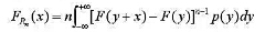 （1)设X（1)和X（2)分别为容量n的最小和最大次序统计量，证明极差Rn=X（n)-X（1)(1)