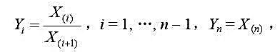 设X1，…，Xn不是来自U（0，θ)的样本，X（1)≤…≤X（n)为次序统计量，令证明X1，…，X≇