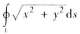 计算下列曲线积分:（1),其中L为圆周x2+y2=ax（2),其中Г为曲线x=tcost,y=tsi