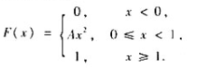 设连续型随机变量X的分布函数为 求:（1)系数A;（2)P （0.3设连续型随机变量X的分布函数为求