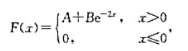 设连续型随机变量X的分布函数为。试求：（1) A, B的值; （2) P{-1小于X小于1}；（3)