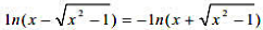 对反双曲线正弦函数，求f（30)的值。若开平方用6位函数表，问求对数时误差有多大。若改用另一等价对反