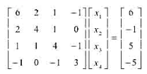 用克洛特分解法求解线性方程组