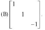 设 则下列矩阵中与A合同的是（)， 且说明理由.设  则下列矩阵中与A合同的是()， 且说明理由.请