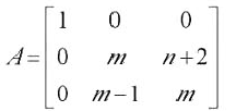 若矩阵 为正定矩阵，则m必定满足（)，且说明理由.若矩阵  为正定矩阵，则m必定满足()，且说明理由