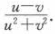验证函数,其中x=u+v,y=u-v,满足关系式:验证函数,其中x=u+v,y=u-v,满足关系式:
