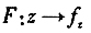 设X是内积空间,X*是它的共轭空间fz表示X上线性泛函fz（x)=＜x,z＞,若X*到X*的映射是一