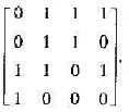 D是具有结点的有向图,它的邻接矩阵表示如下:（1)画出这个图;（2),D是单向连通还是强连道？（3D