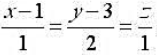 求过点A（1，1，1)且过直线的平面方程.请帮忙给出正确答