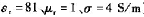 有一线极化的均匀平面波在海水（)中沿+y方向传播,其磁场强度在y=0处为（1)求衰减常数、相位常数、