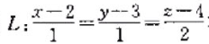 求点P（1，1，4)到直线的距离