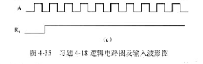 在图4-35（a).（b)所示电路中,和CP的波形如图4-35（c)所示,各触发器的初始状态均为0.