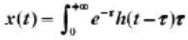 给定微分方程x'（t)+x（t)=h（t)，其中-∞＜t＜+∞，h（t)为已知函数，试证该方程的解可