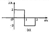 电流源的电流波形如练习题5-2图（a)所示，施加于2F电容上，如练习题5-2图b)所示。设u（0)=