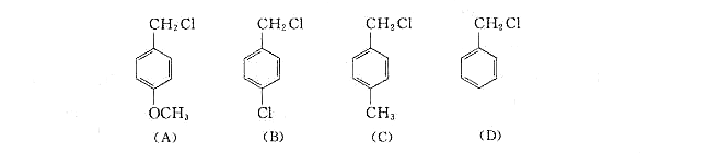 将下列化合物按其进行水解反应（SN1机理)的活性从大到小排序将下列化合物按其进行水解反应(SN1机理