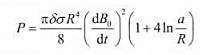 一导体盘的半径为a,厚度为.电导率为σ,将其放在相对盘轴z对称的磁场B中:（1)确定空间的感应电场: