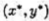 证明:如果用最小二乘法使条直线拟合数据表，那么这条直线必通过点，这里x*和y*分别是xi和y≇证明: