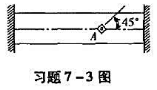 一横截面面积为A的铜质圆杆，两端固定，如图所示。已知铜的线膨胀系数α1=2x 10-5（℃一横截面面