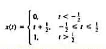 考虑信号（a)利用表4-1的微分和积分性质，及表4-2中的矩形脉冲傅里叶变换对，求X（jω)的闭式表