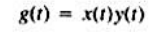 本题要导出连续时间傅里叶变换的相乘性质。令x（t)和y（t)是两个连续时间信号，其傅里叶变换分别为本