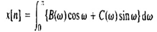 设X （ejω) 是一实信号x[n]的傅里叶变换，证明: x[n]可以写成设X (ejω) 是一实信