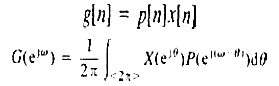 本题将导出作为相乘性质的一种特殊情况的离散时间傅里叶变换的频移性质。令x[n] 为任意离散时间信号，