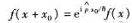 （a)一个函数（x)可以作泰勒展开,证明（其中x0是任意常数距离).由于这个原因,称为空间平移生成元