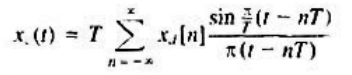 有一离散时间信号xd[n]，其傅里叶变换Xd （ejω)具有如下性质：现该信号被转换为一连续时间信号