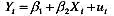考虑如下双变量PRF表达式：模型Ⅰ：模型Ⅱ：a.求β1和α1的估计量。它们是否相同？它们的方差是考虑