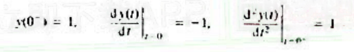 考虑由下列微分方程表征的系统s：（a)当输入x（t)=e-4tu（t)时，求该系统的零状态响应：（b