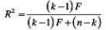 当R2=0时的R2临界值。方程（8.4.11)给出在全部偏斜率系数同时为零（即R2=0)的当R2=0