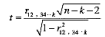 假定Y和是联合正态分布的，并假定虚拟假设为各个总休偏相关系数等于零，费希尔（R.A.Fisher)曾