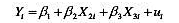 设想在如下模型中其中X2和X3之间的相关系数r23为零。因此，某人建议你做如下回归：设想在如下模型中