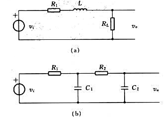 试求下列电路的电压传递函数，并据此画出它们的稳态频率特性曲线（对数幅频特性和相频特性)。试求下列电路