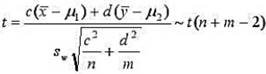 设x1,…,xn是来自N（μ1,σ2)的样本,y1,…,ym是来自N（μ2,σ2)的样设x1,…,x