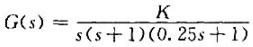 设单位反馈系统的开环传递函数为（1)若要求校正后系统的静态速度误差系数Ku≥25 （s-1)，相角设