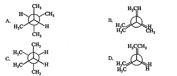 2，3-二甲基丁烷以C2与C3之间的σ键为轴旋转时产生下列四种极限构象，其中优势构象是（)。请帮忙给