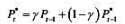 假定价格是按照如下适应性预期的假设形成的：，其中P*是预期价格而P是真实价格。假定γ=0.5，试完成