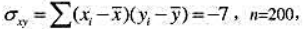 已知x与y两变量间存在线性相关关系，且 则x与y之间存在着（) 。A.较密切的正相关 B.较低度的正
