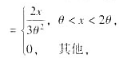 设是取自总体X的一个样本，总体的概率密度函数为，其中θ是未知参数。若,求c的值.设是取自总体X的一个