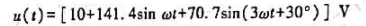 题5.18图所示电路中,已知R1=5Ω,R2=10Ω,XL=wL=2Ω,Xc=1/wC=15Ω,电压