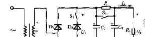 在图18.26的整流电路中,已知变压器二次侧电压的有效值U=20V ,负载电阻RL=500。试分别计