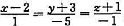 求下列各平面的方程:（1)通过点P（2,0,-1),且又通过直线的平面;（2)通过直线且与直线平行的