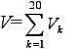 一加法器同时收到20个噪声电压Vk（k=1，2，...，20)，设它们是相互独立的随机变量，且都在区