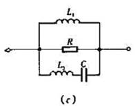 试求题6-20图所示各电路的谐振角频率的表达式. 请帮忙给出正确答案和分析，谢谢！