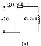 在题7-9图所示两电路中,输入电压均为u（t)=[100sin314t+25sin（3x314t)+