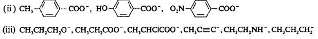 将下列各组化合物,按碱性从强到弱顺序编号.（i)CH3CH2CCl3COO-,CH3CH2将下列各组