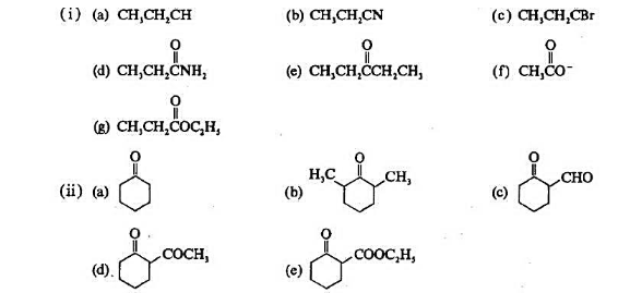 下列每组化合物α氢的活泼性按酸性从强到弱顺序排列.请帮忙给出正确答案和分析，谢谢！